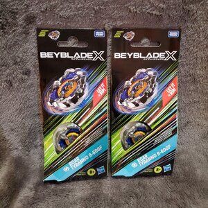 Hasbro (2) Beyblade X Roar Tyranno 9-60GF Top New in Package Read Description